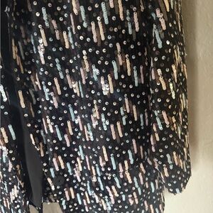 ✨Endless Rose Black Jacket with Multicolor Sequins | Medium